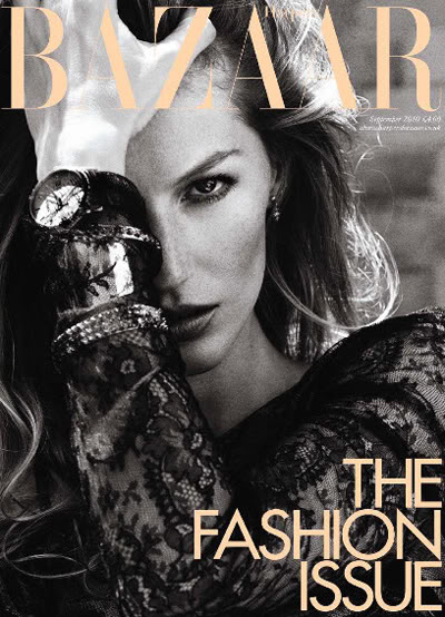 Gisele for Harper’s Bazaar UK September 2010