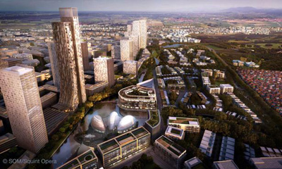 Green Tech City Masterplan by SOM