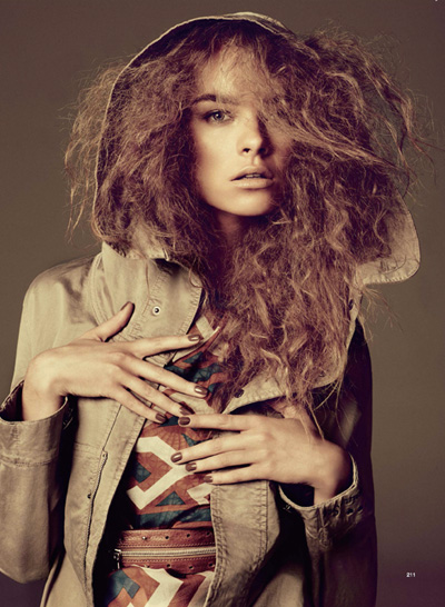 Gwen Loos by David Roemer for Glamour Italy