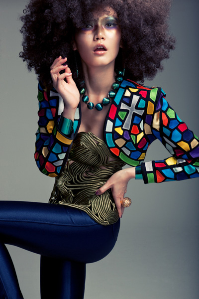 Gwen Lu in Disco by Jeff Tse