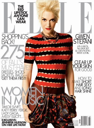 Gwen Stefani for Elle July 2009