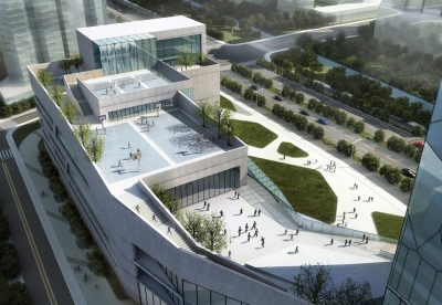 Hangzhou Civic Sports Center by Bluarchitecture