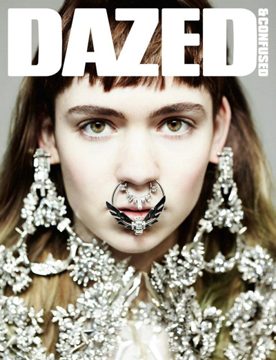 Grimes by Hedi Slimane for Dazed & Confused April 2012