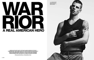 Chris Wetmore by Hedi Slimane for VMAN