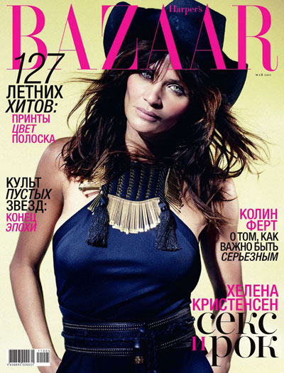 Helena Christensen for Harper’s Bazaar Russia