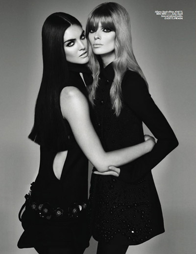 Hilary Rhoda & Julia Stegner for Vogue Turkey