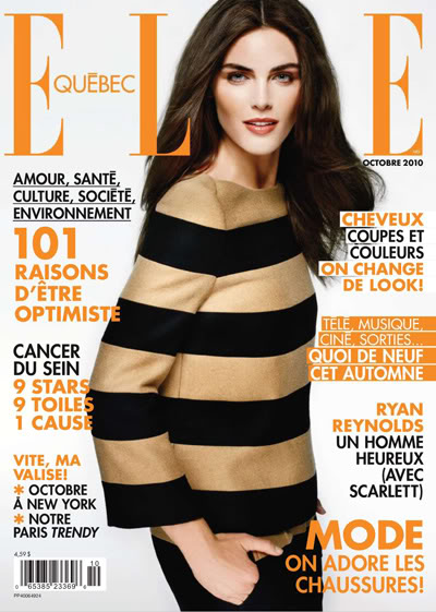 Hilary Rhoda for Elle Quebec