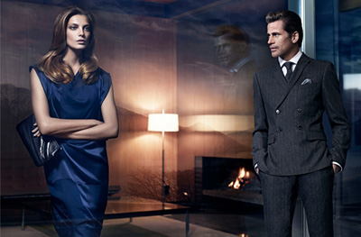 Daria Werbowy & Mark Vanderloo for Hugo Boss Black Fall Winter 2011.12