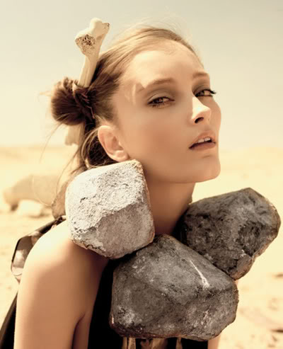 Iekeliene Stange by Xevi Muntane for Dazed Japan