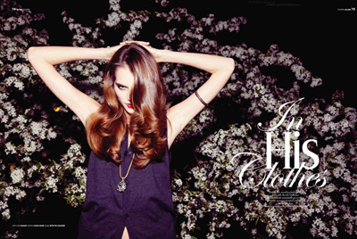 In His Clothes by Carolina Palmgren for Blank