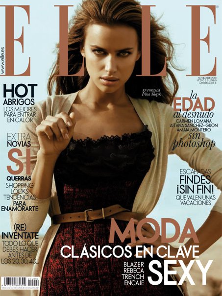 Irina Shayk Covers Elle Spain