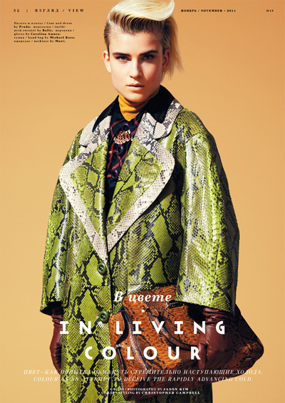 In Living Colour by Jason Kim for Playing Fashion
