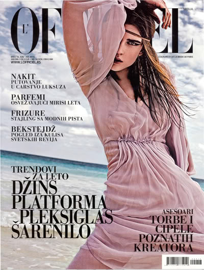 Jana Knauerova by Enrique Badulescu for L’Officiel