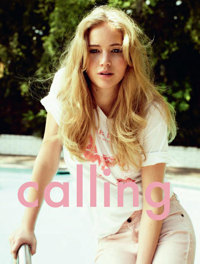 Jennifer Lawrence by Benny Horne for ASOS