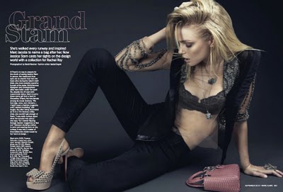 Jessica Stam by David Roemer for Marie Claire