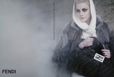 Jessica Stam for Fendi by Karl Lagerfeld