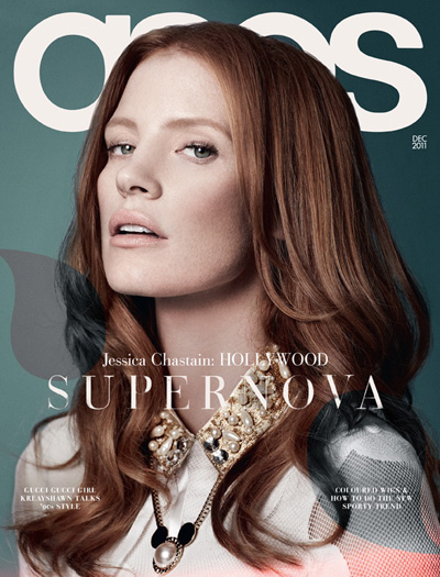 Jessica Chastain for Asos December 2011