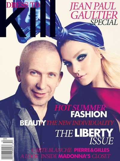 Jessica Stam & Jean Paul Gaultier for Dress to Kill Summer 2011