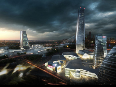 Jilin CBD Master Planning Project by AECOM