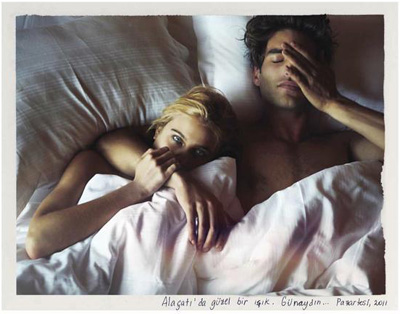 Jon Kortajarena & Dree Hemingway by Sebastian Faena