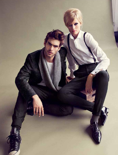 Jon Kortajarena & Toni Garrn for Breuninger