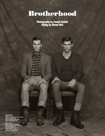 Brotherhood by Joseph Sinclair for Client Magazine