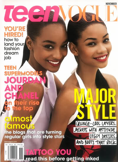 Jourdan Dunn and Chanel Iman