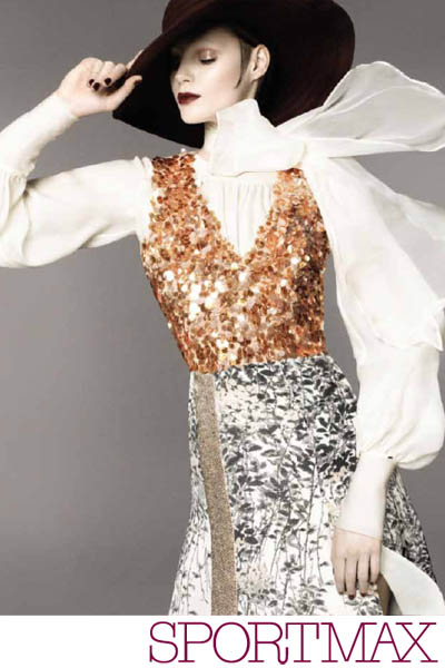 Juju Ivanyuk for Sportmax Fall Winter 2011.12