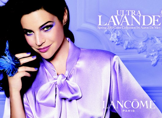 Julia Restoin Roitfeld by Mario Testino for Lancôme Ultra Lavande Spring 2011