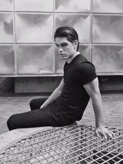 Justin Gaston and Kate Moss for Just Cavalli