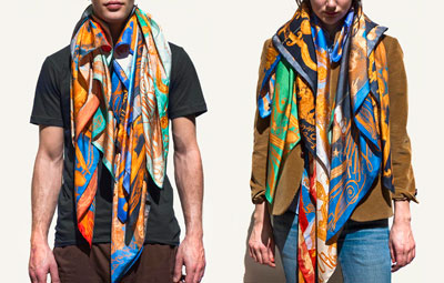 Kanye West’s George Condo Scarves by M/M Paris