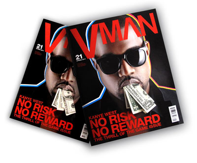 Kanye West by Karl Lagerfeld for VMAN #21
