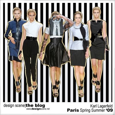 Paris Spring Summer 2009: Karl Lagerfeld