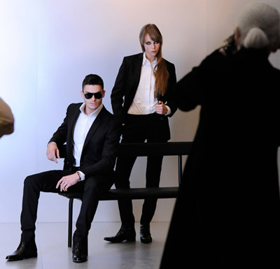 Making of Karl Lagerfeld Paris Fall Winter 2012.13 Lookbook