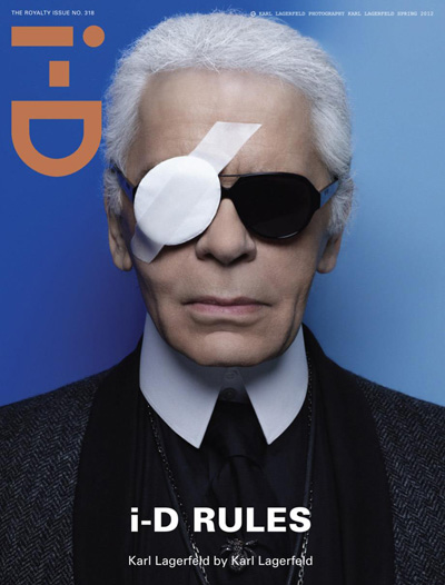 Karl Lagerfeld for i-D Magazine