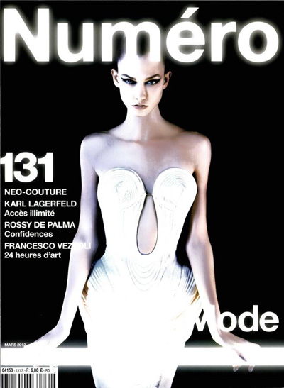 Karlie Kloss & Saskia de Brauw by Karl Lagerfeld for Numero Paris