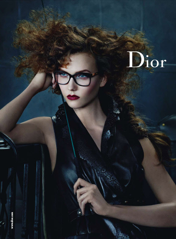Karlie Kloss for DIOR Eyewear Fall Winter 2010.11