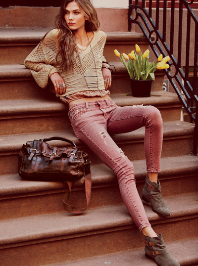 Karlie Kloss for Free People January 2012