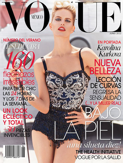 Karolina Kurkova in Dolce & Gabbana by Mariano Vivanco for Vogue Mexico/LA