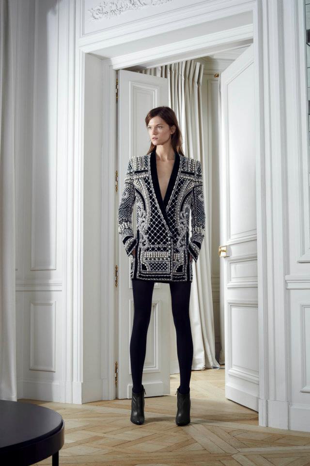 Kasia Struss for Balmain Pre-Fall 2012 + Twitter Facebook News