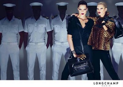 Kate Moss and Daria Werbowy for Longchamp