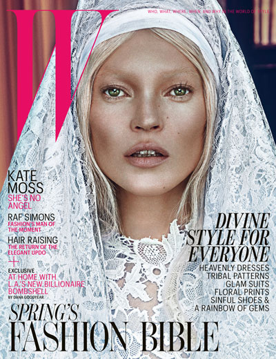 Kate Moss by Steven Klein for W Magazine March 2012
