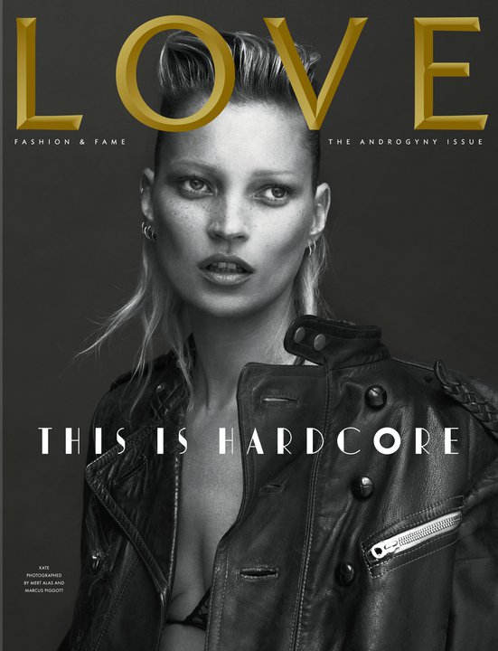 Kate Moss by Mert & Marcus for Love