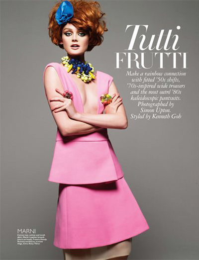 Tutti Frutti by Kenneth Goh & Simon Upton for Harper’s Bazaar Singapore