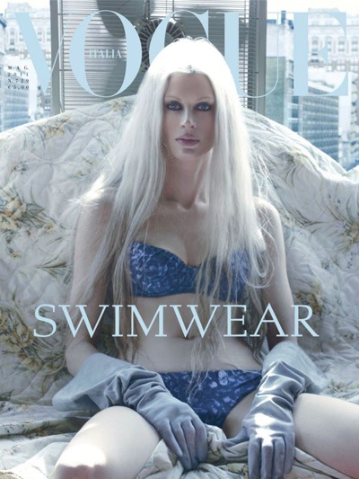 Legendary Supermodel Kristen McMenamy for Vogue Italia May 2011