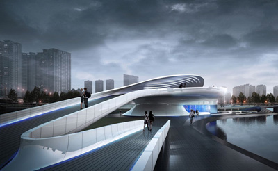 L&A Design Group’s Wuxi Xidong Park Bridge