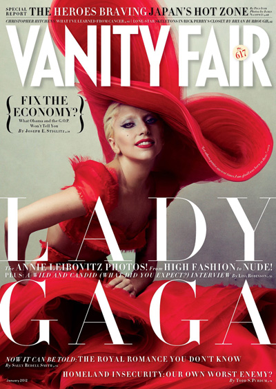 Lady Gaga by Annie Leibovitz for Vanity Fair