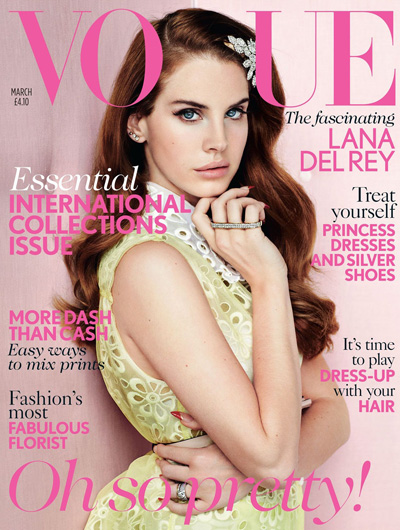 Lana Del Rey Covers Vogue UK March 2012