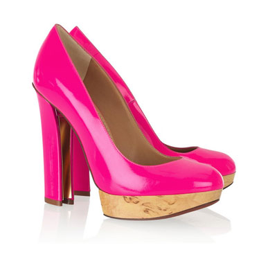 Lanvin Horseshoe-Heel Pumps