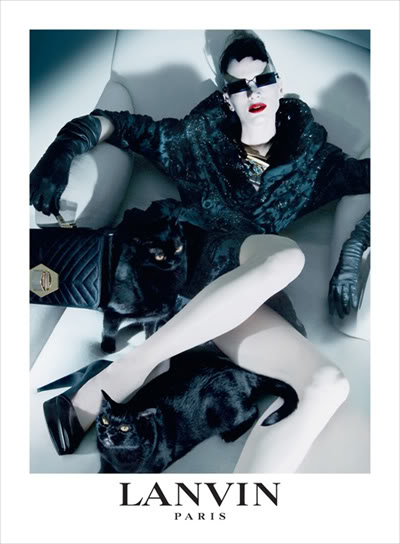 Lanvin Fall Winter campaign with Kristen McMenamy